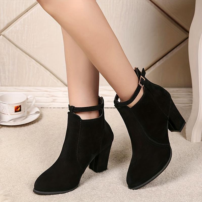 Vesper | Womens Chelsea Boots Chunky Heel British Ankle Boots