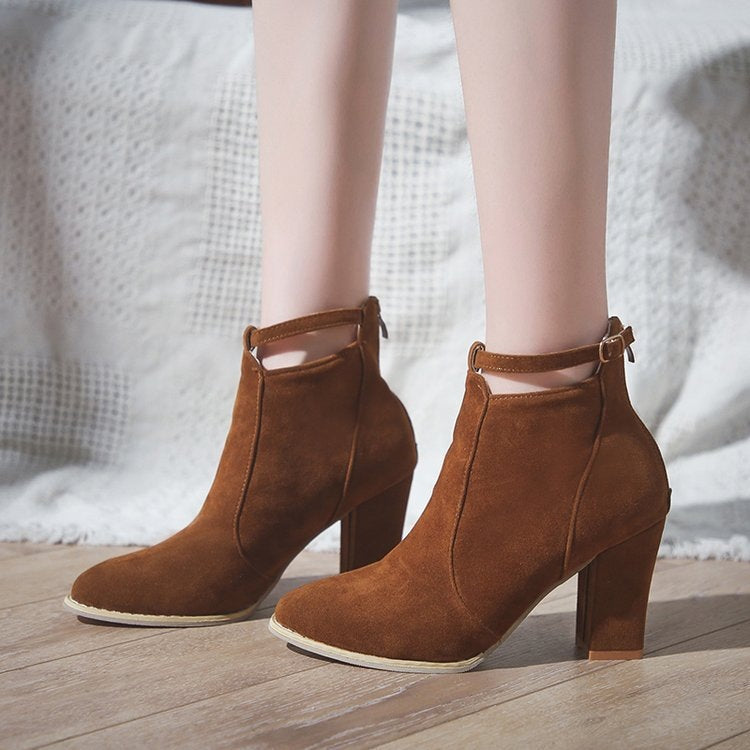 Vesper | Womens Chelsea Boots Chunky Heel British Ankle Boots