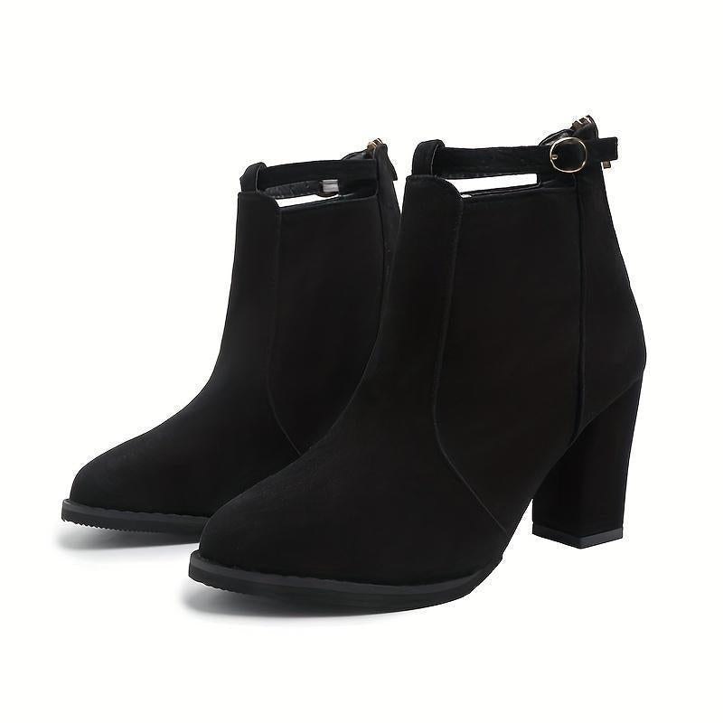 Vesper | Womens Chelsea Boots Chunky Heel British Ankle Boots