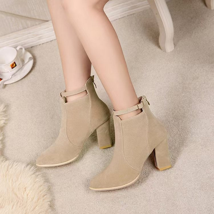 Vesper | Womens Chelsea Boots Chunky Heel British Ankle Boots