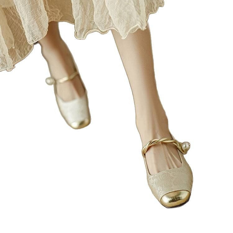 Juliette | Womens Mary Jane Ballet Flats Flat Shoes - 5