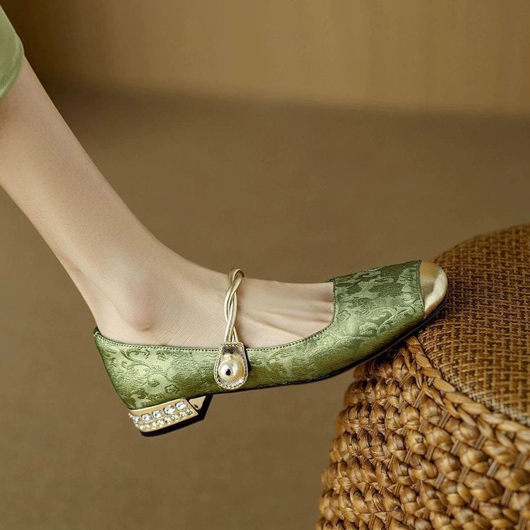 Juliette | Womens Mary Jane Ballet Flats Flat Shoes - 6