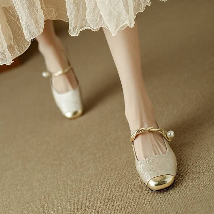 Juliette | Womens Mary Jane Ballet Flats Flat Shoes - 8