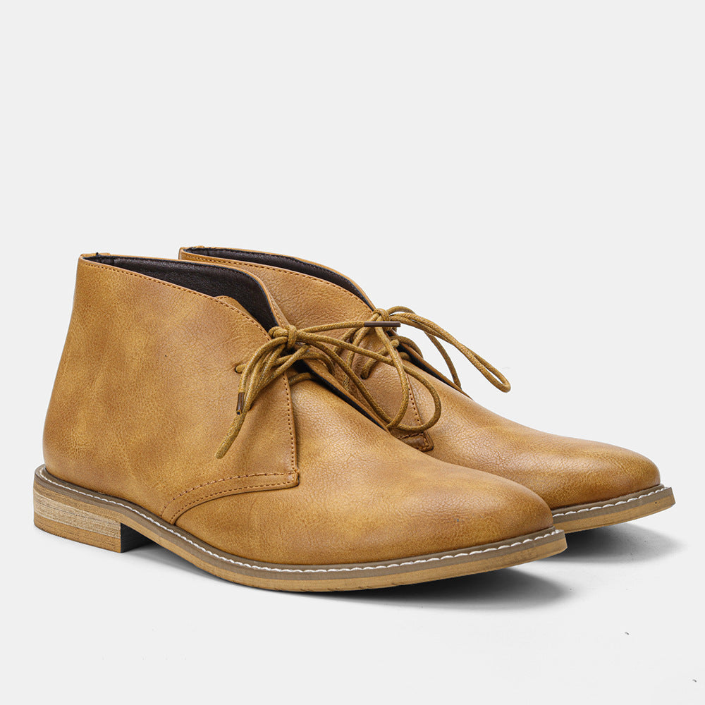 Leland | Mens Retro Suede Desert Chukka Ankle Boots - 1