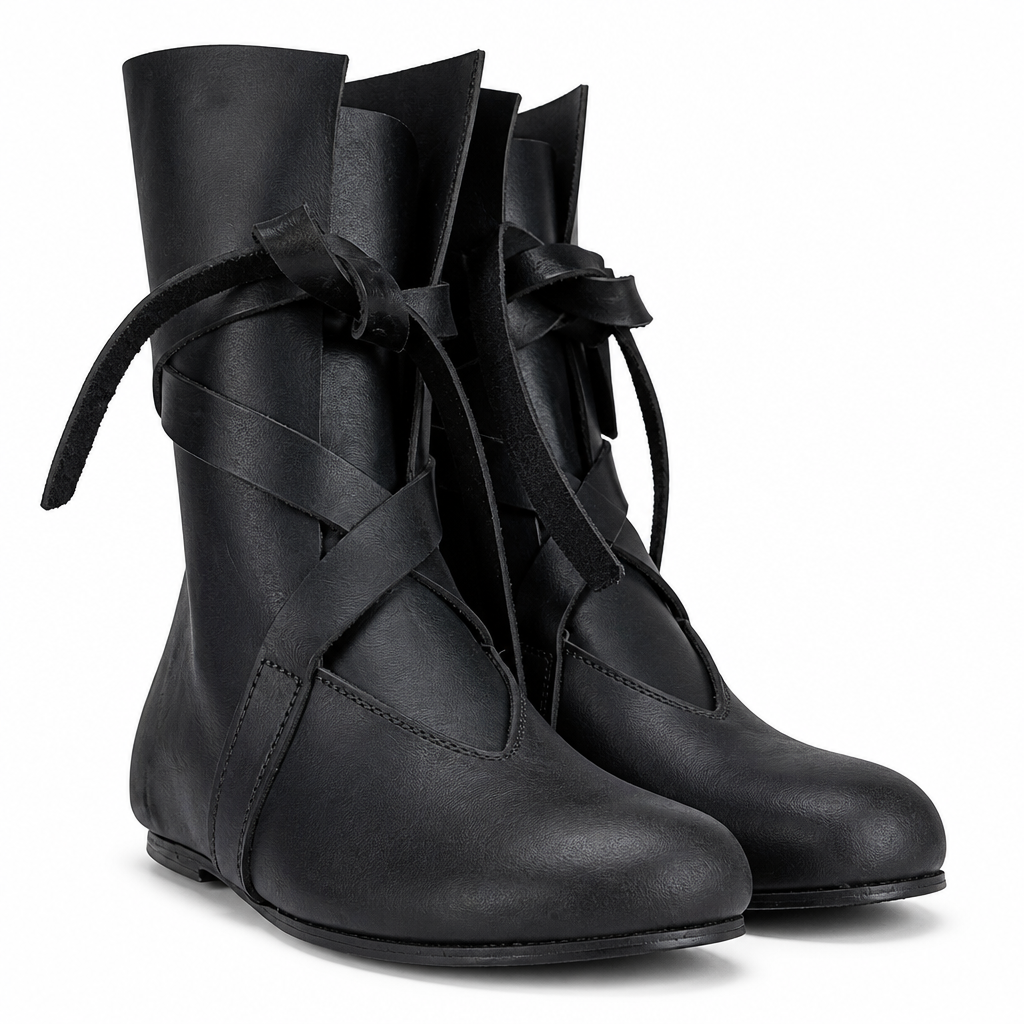 Osric | Mens Chelsea Boots Leather British Retro Ankle Boots Black 2 packshot