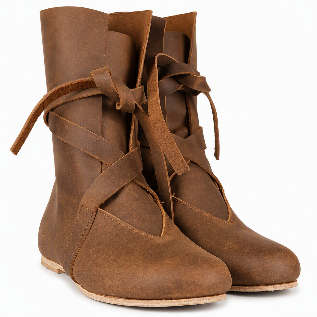 Osric | Mens Chelsea Boots Leather British Retro Ankle Boots Brown 2 packshot